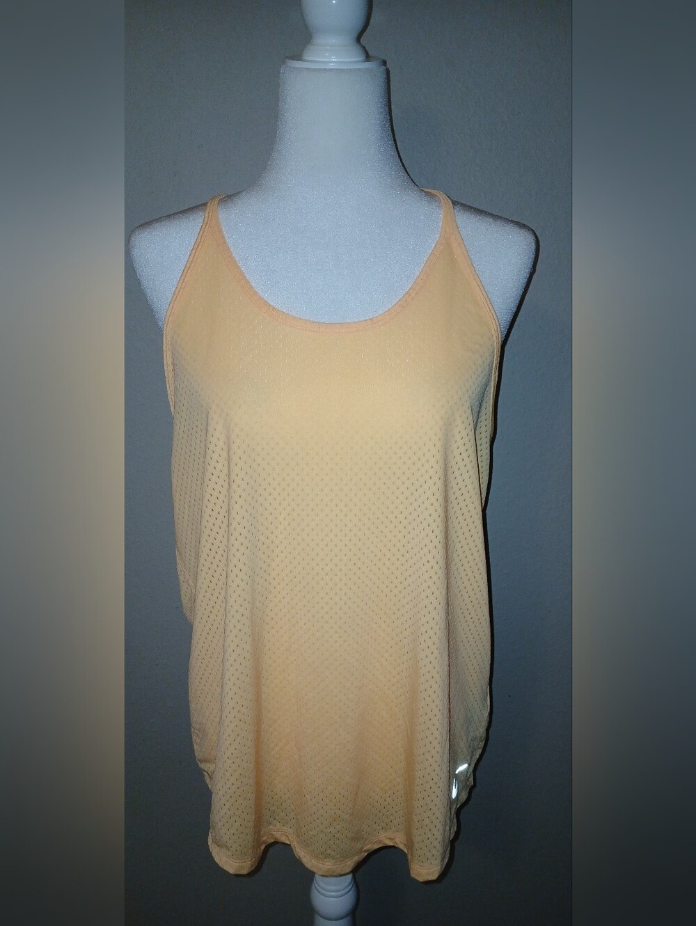 Nike Dri-FIT Cool Burnout Running Tank Top - Orange / Melon - Size XL